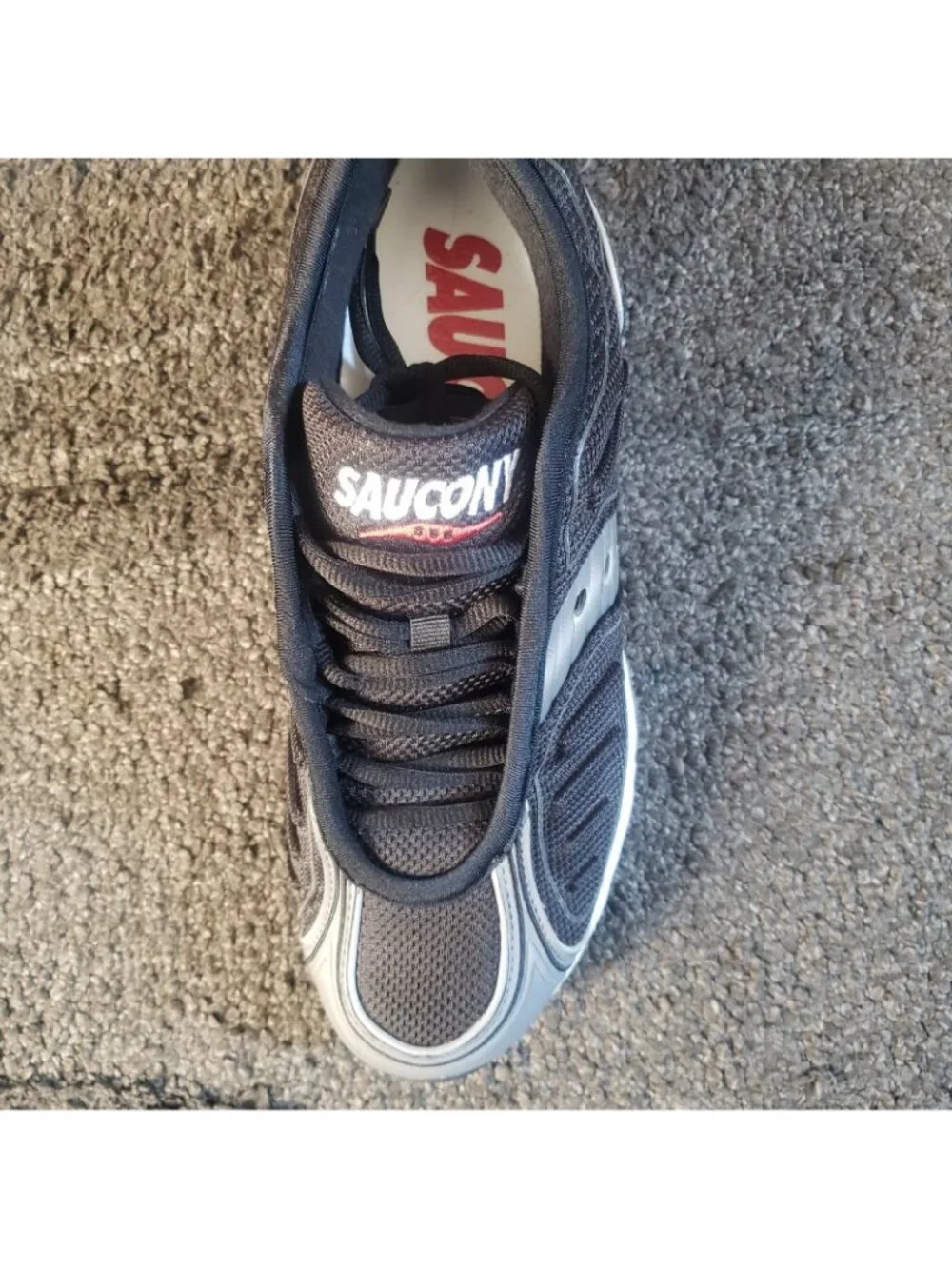Saucony Matrix Black Metallic Sneakers Men’s 9 S70906-2 Y2K